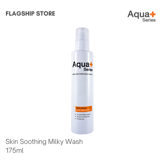 Aqua+ Series Skin Soothing Milky Wash 175ml.